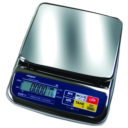 NTEP Scale, 12 Kg , .002 Kg, Legal For Trade, RS232, Stainless Steel Portion Weigher, NTEP